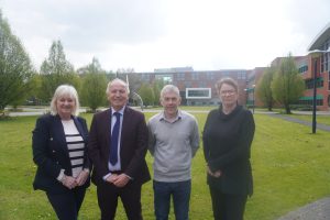 L-R Maria Owens, Category Manager Education, Philip Gurnett, EPS Director and Head of Sourcing Education, Gerry Kennedy, EPS Category Specialist, Mags O’Callaghan, Principal Officer Office of Public Procurement (OGP)